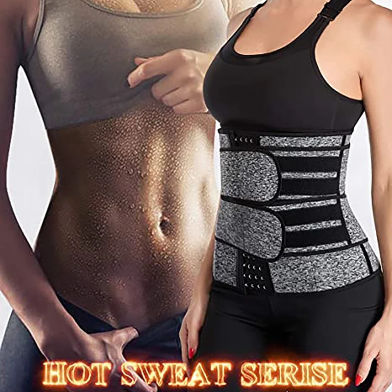 A65G-Waist Trainer Waist Trimmer Belly Slimming Belt Adjustable For Weight Loss Fitness Workout Sport Tummy Control
