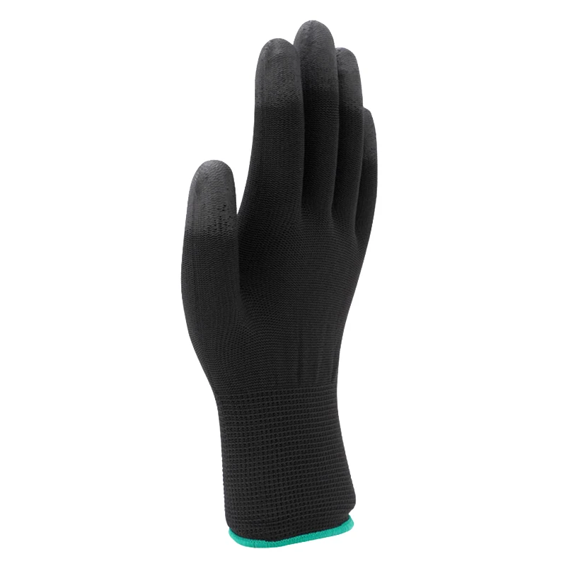 2/5/10 Pairs Working Gloves Pu Coated Palm Coated Finger Antiskid Labor Gloves Antiskid Breathable Gloves Wear Resistant