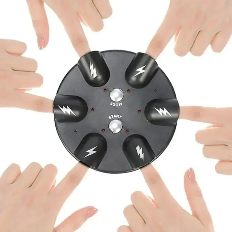 Kid Toy Electric Shock Finger Party Social Game Machine Shocking Roulette Lie Detector Test Punishment Props Polygraph Tricky