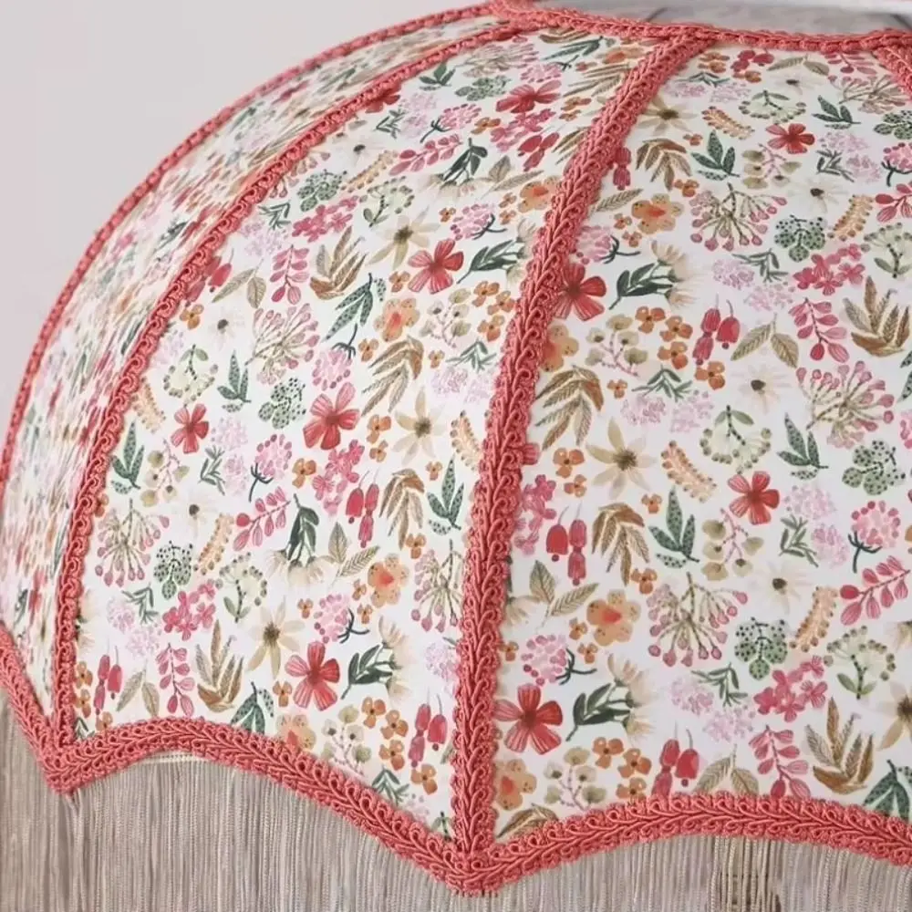 20CM 25CM 30CM Fabric Lampshade European-style Vintage Style Retro Lampshade Easy To Replace Premium Feel 20CM 25CM 30CM