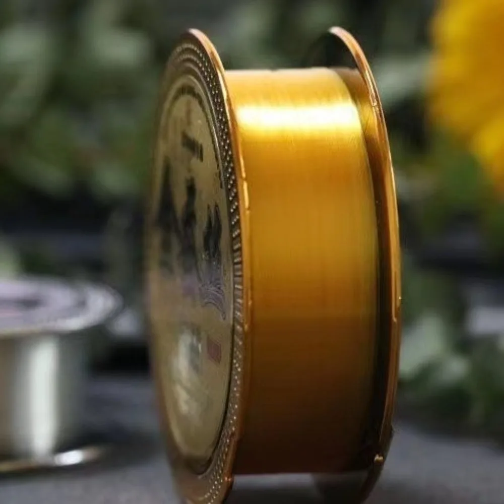 110M Fluorocarbon Coating Nylon Line Invisible Fast Sinking Freshwater Fishing Line Durable Soft Fishing Monofilament Line