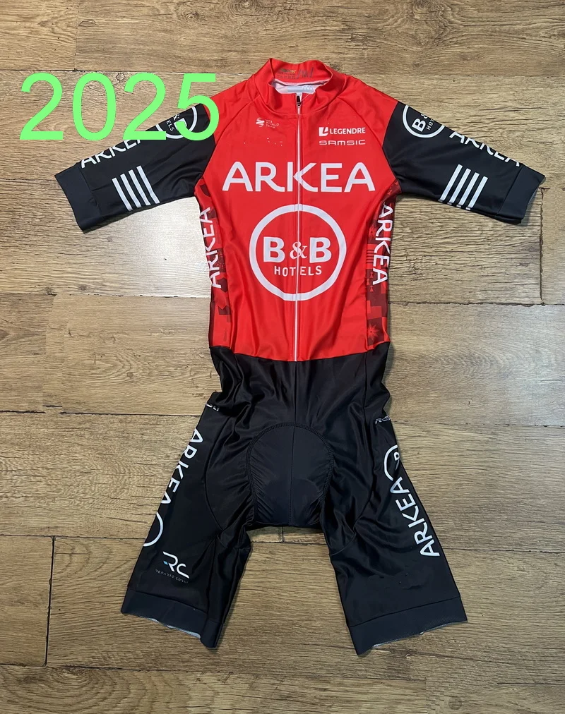 LASER CUT 2025 ARKEA COFIDIS TEAM LONG SHORTS SLEEVE CYCLING Skinsuit Bodysuit
