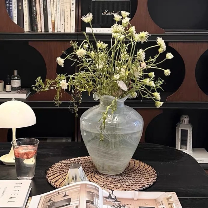 

Настольные вазы, украшение комнаты, ваза, свадебные украшения в скандинавском стиле, украшения для домашнего стола, роскошная стеклянная ваза в стиле ретро