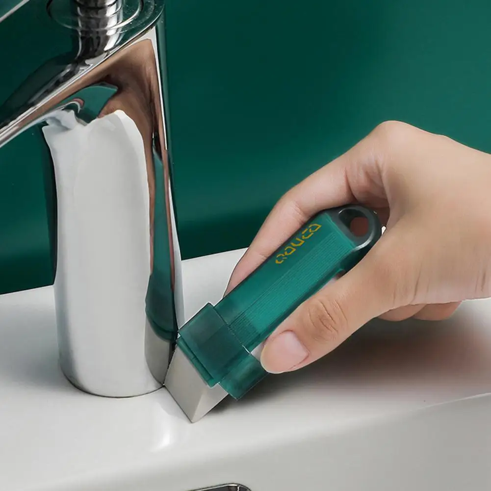 

Kitchen Brush Cleaning Brush with Unique Wiper Head Stubborn Stains Scrubber for Corners Home Kitchen Bathroom Cleaning Tool Set