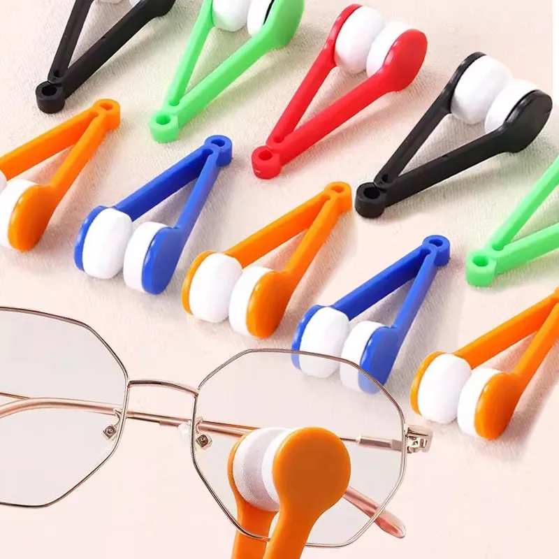 

Brand New High Quality Portable Multifunctional Eyeglasses Cleaning Rub Spectacle Microfiber Cleaner Brushes Eyewear Accessories