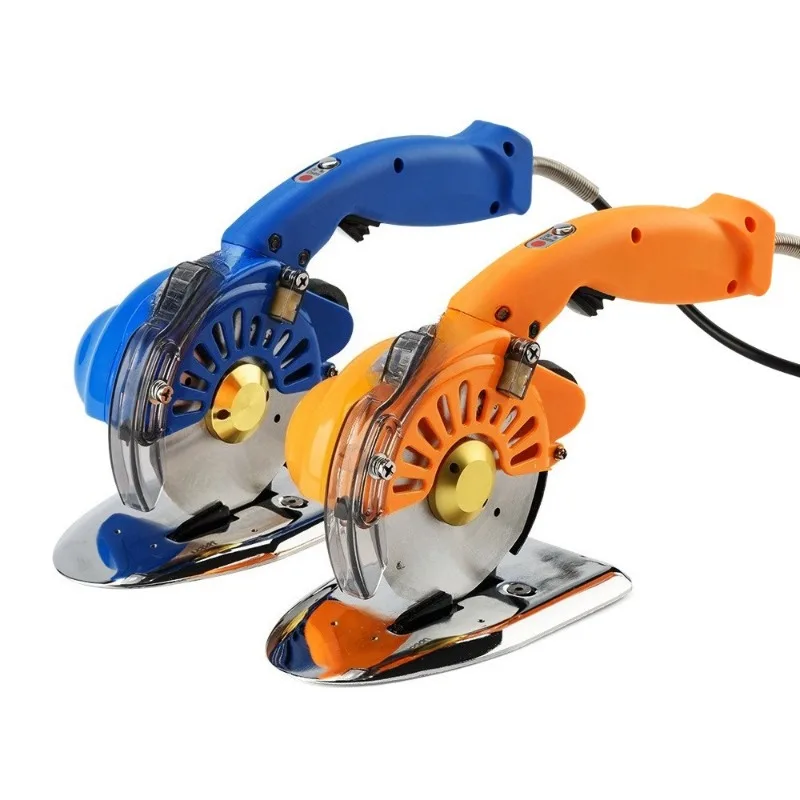 Servo Direct Drive Electric Rotary Cutter Brushless Variable Speed Hand Push Fabric Cutting Machine