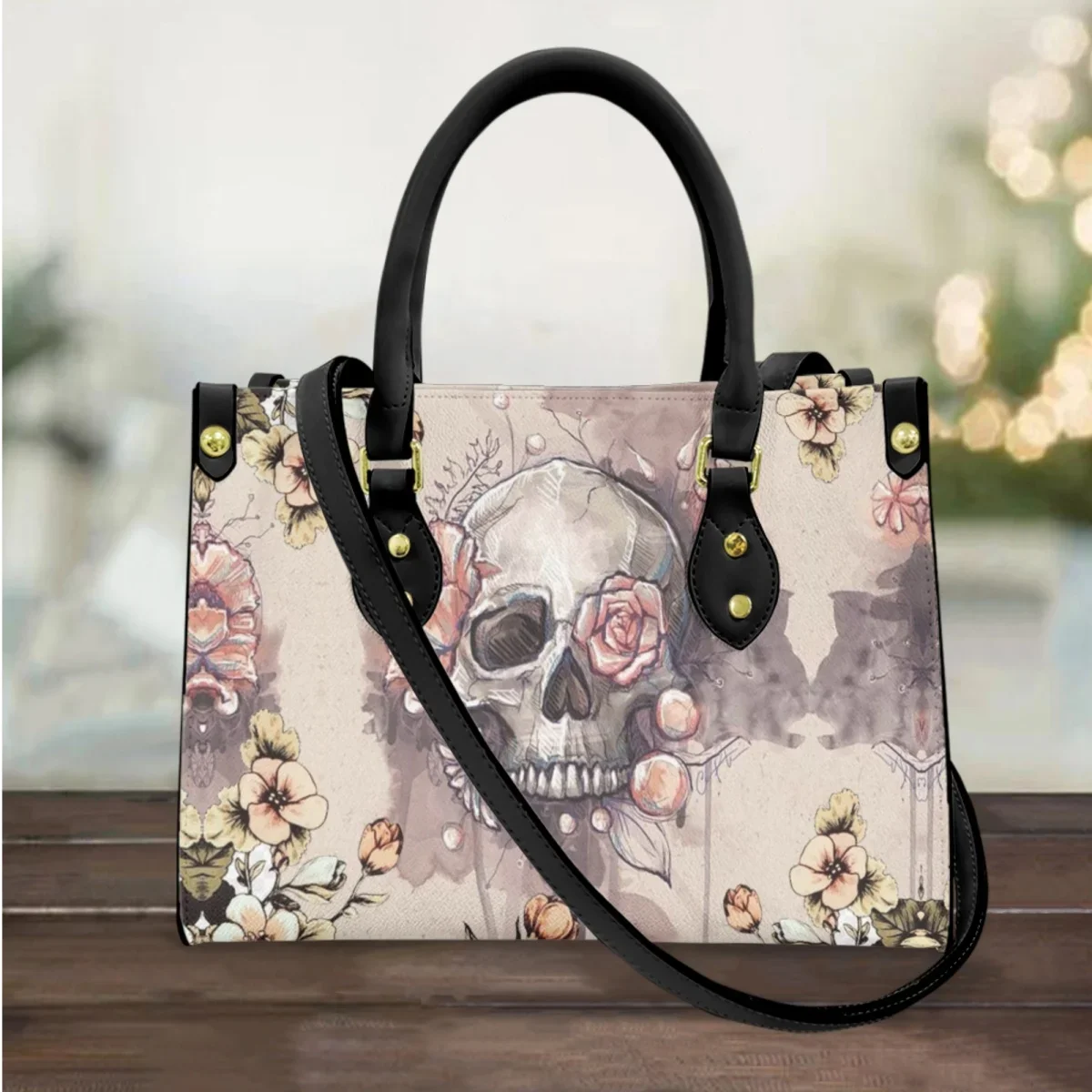 Skull Handbags Gift for People Luxury PU Leather Women Cross Body Bags Woman Casual Small Tote Bags Girls Bolsa Feminina 2023