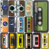 Retro Camera Vintage Cassette Tape Phone Cover Case for Xiaomi Redmi Note 9 8 11 Pro 4G 5G 9S 11S 9A 9C NFC 9T 8A Soft Casing