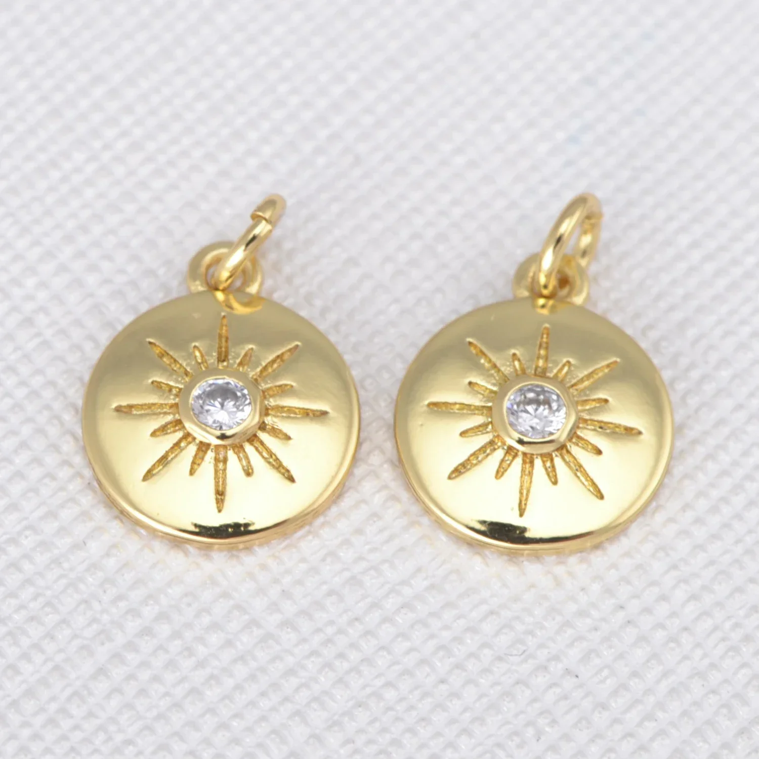 Fashion Star Pendants for Women Metal Aesthetics Charms Pretty Zircon Pendant for DIY Jewelry Making Necklace Earrings Supplies