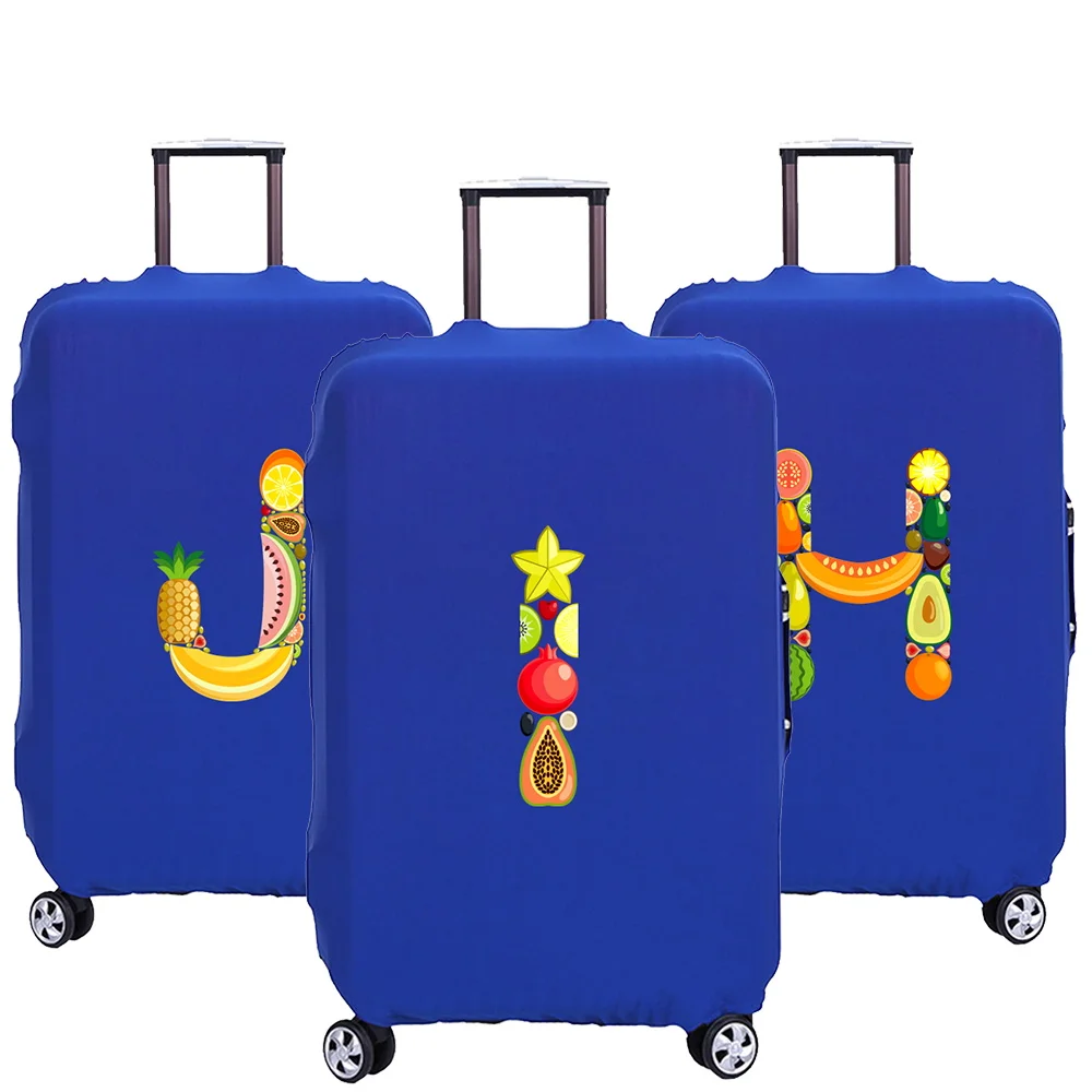 Luggage Covers Travel Accessories Suitcase Cover Protector Reusable Washable 18-32inch Fruit Printed Pattern Series