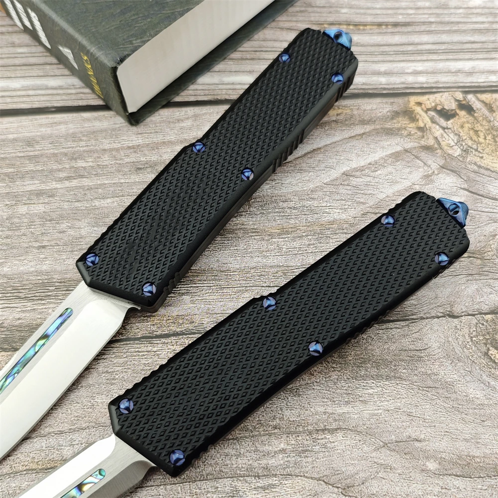 Micro Technology CobraTec Outdoor Camping Survival Aluminum Alloy Handle Assisted Flipper Hunting Tactics EDC Tool Folding Knife