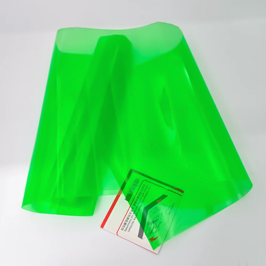 Turn Your Lamps JDM Green - Headlight Tint Film PPF Self Adhesive Vinyl Wrap Custom Sticker view 4