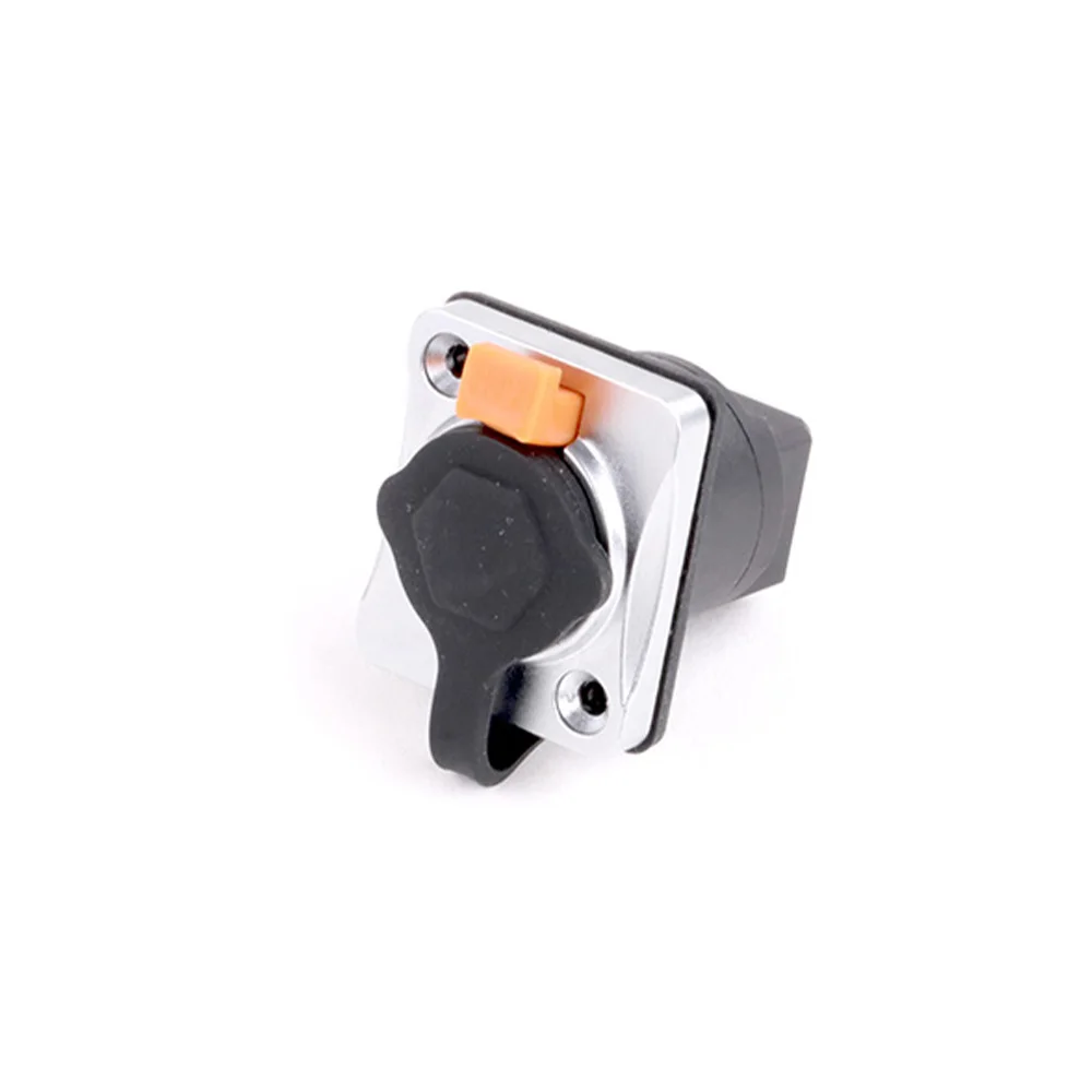Painel impermeável Mount Fêmea Socket Jack Signal, RJ45 Interface, conector do cabo LAN, Cat5, 5e, 8P8C, Ethernet, 1Pc