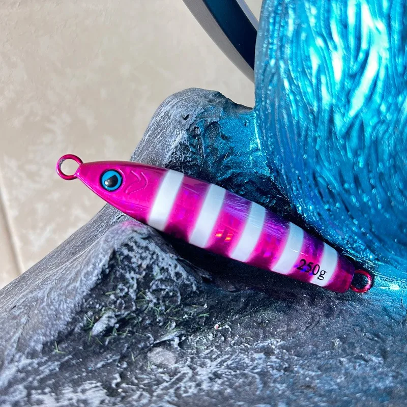 

New Style Zinc Alloy Jigging Lures 100g 150g 200g 250g Tuna Fishing Tackle Saltwater Freshwater River Lake Stream Pesca Metal