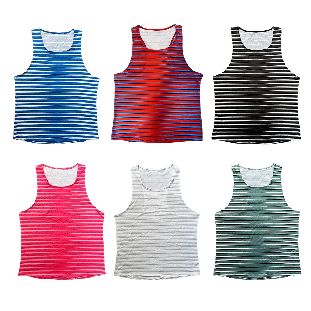 Running Vest Athletics Tank Top Runnning Speed Fitness Shirt Sleeveless Mens Clothing Athlete Track Field Singlet