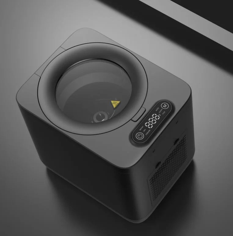 Máquina compostadora de residuos de alimentos eléctrica inteligente 24H, fabricante de fertilizante orgánico compacto e inodoro para eliminación de basura de cocina doméstica