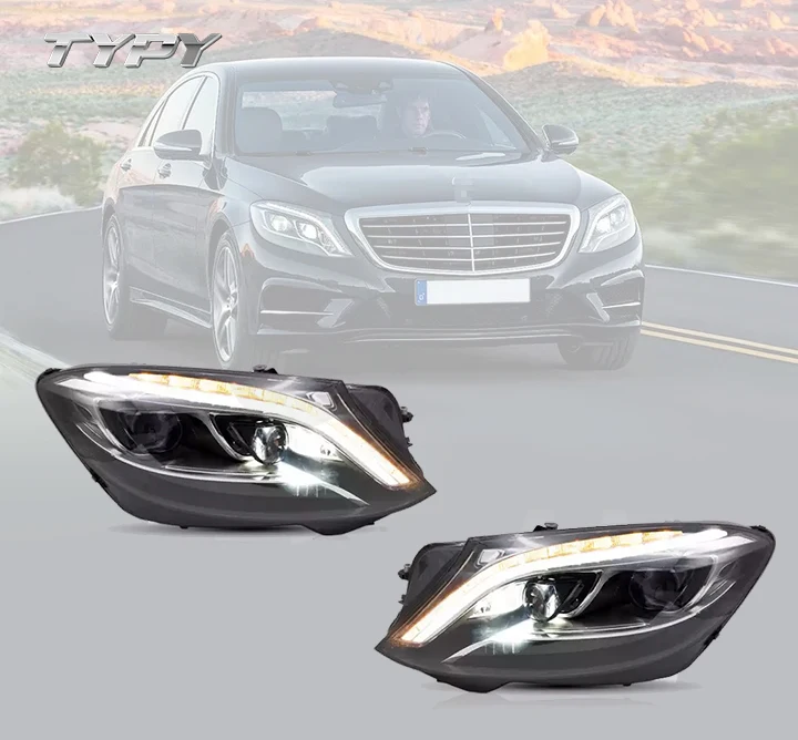 

Car Front Lamp Modified LED Headlights Suitable For Mercedes-Benz S Class W222 S350 S500 S600 2014-2017