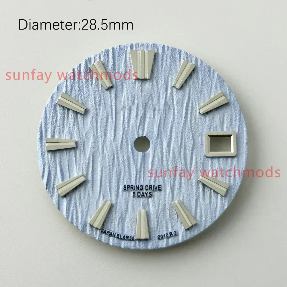 28.5mm White Birch Forest Pattern Suitable for NH35 Movement GS Dial Watch Accessories Custom Watch SLGH005G