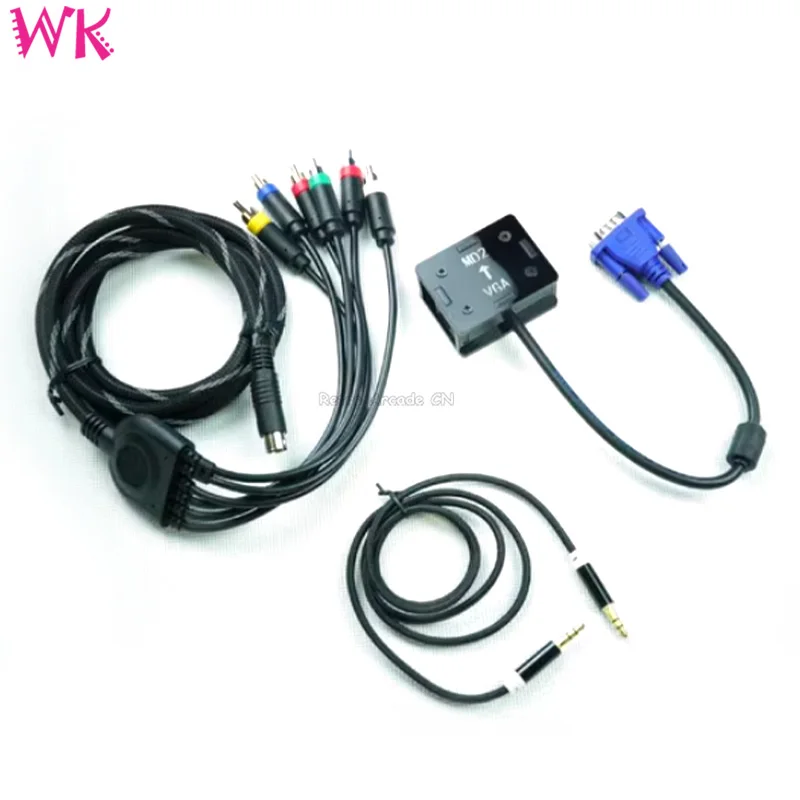 VGA para RGBS Caixa MD2 RGBS Saída Arcade 240P Conversor