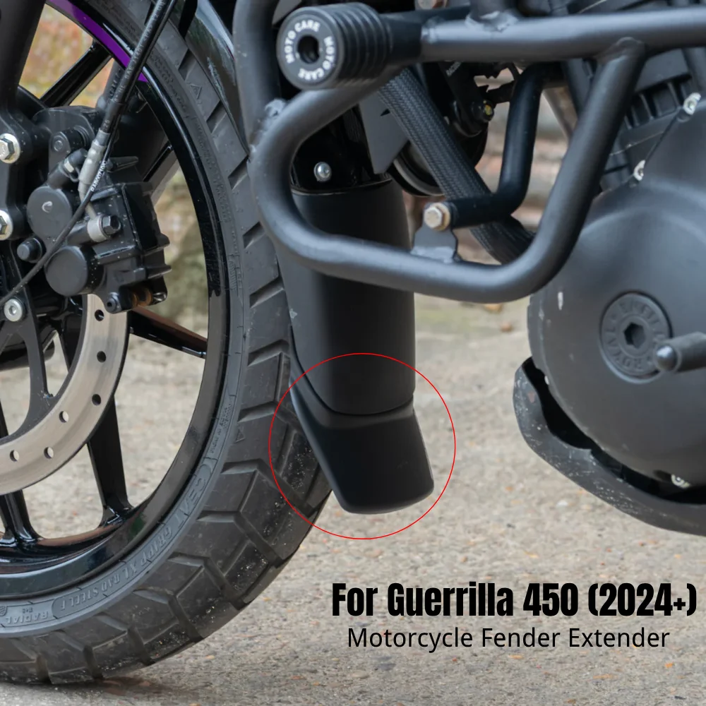 Guerrilla450 Motorrad Schmutzfänger-Verlängerung Vorderradabdeckung für Guerrilla 450 2024 2025 2026