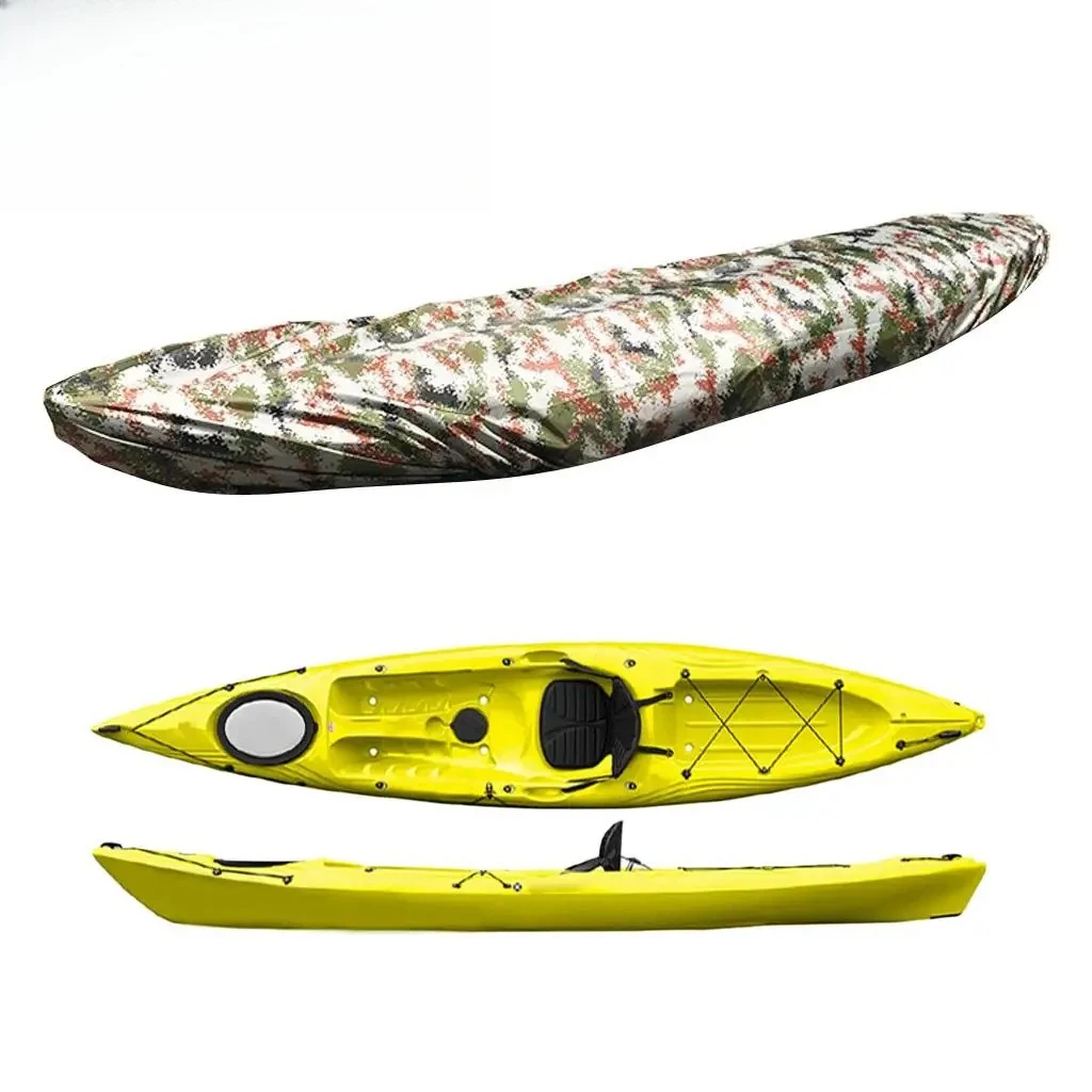 Waterproof Marine Kayak Cover Anti UV Dustproof Storage Transport Shield for Canoe Inflatable Boat Dinghy 3-6m Accessories