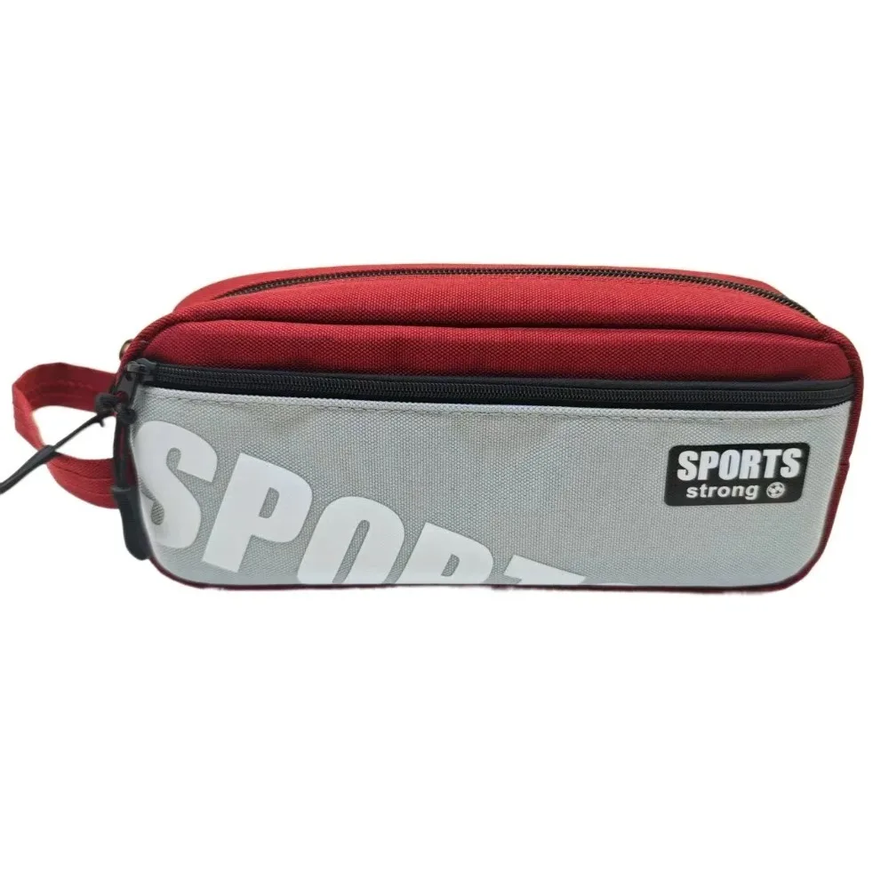 أزياء قماش حقيبة أدوات مكتبية الطلاب سعة كبيرة مقلمة اللوازم المدرسية رسالة القلم الحقيبة للجنسين