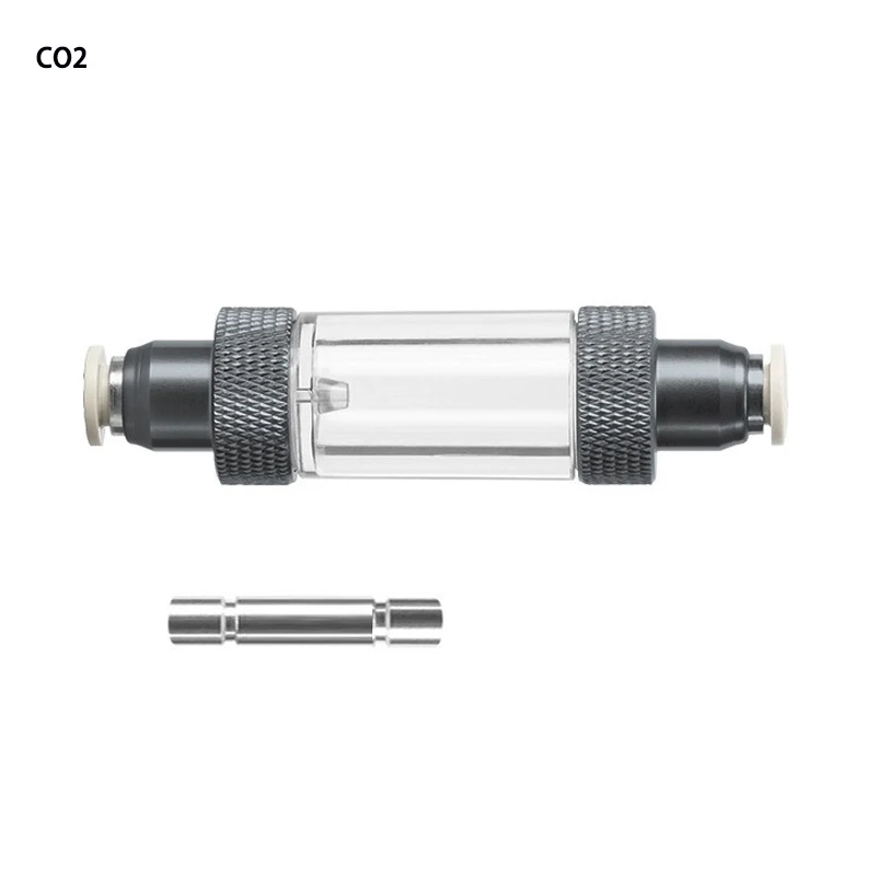 Aquarium CO2 Bubble Meter Metal Check Valve Quick Insert Bubble Meter CO2 Pressure Reducing Valve Equipment Accessories
