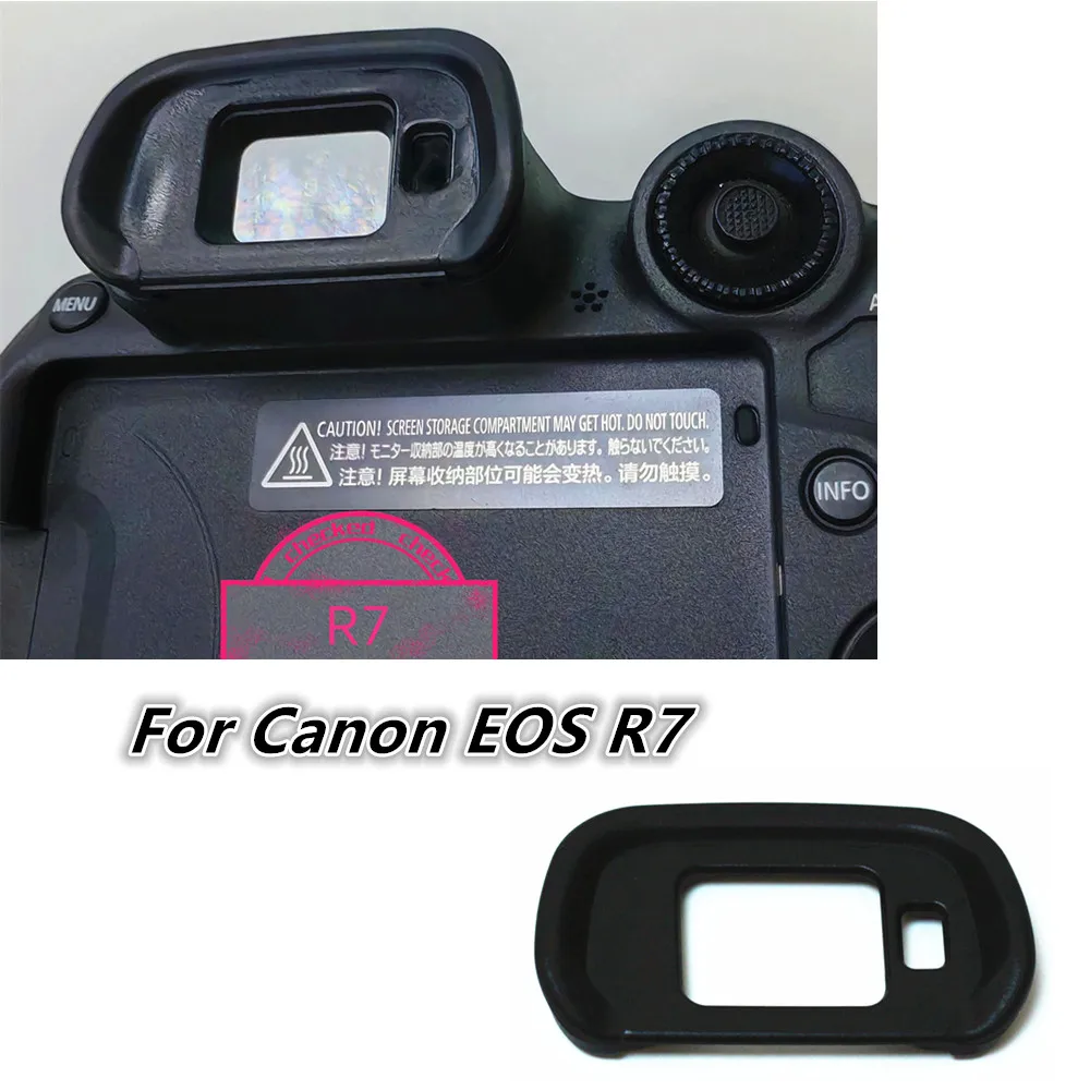 Camera Eyecup Eyepiece Viewfinder with Screws for Canon EOS R7 R50