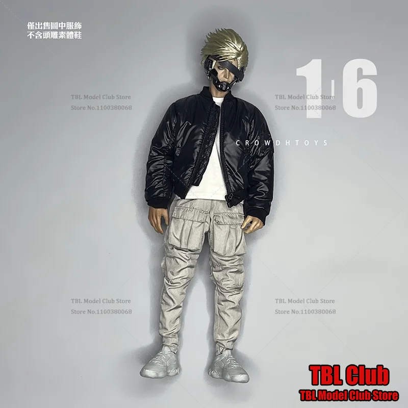 

CROWDHTOYS ZYA-761 1/6 Scale Male Clothes Trendy Functional Jacket Baseball Cotton Coat For 12-inch Action Figure Soldier Scene