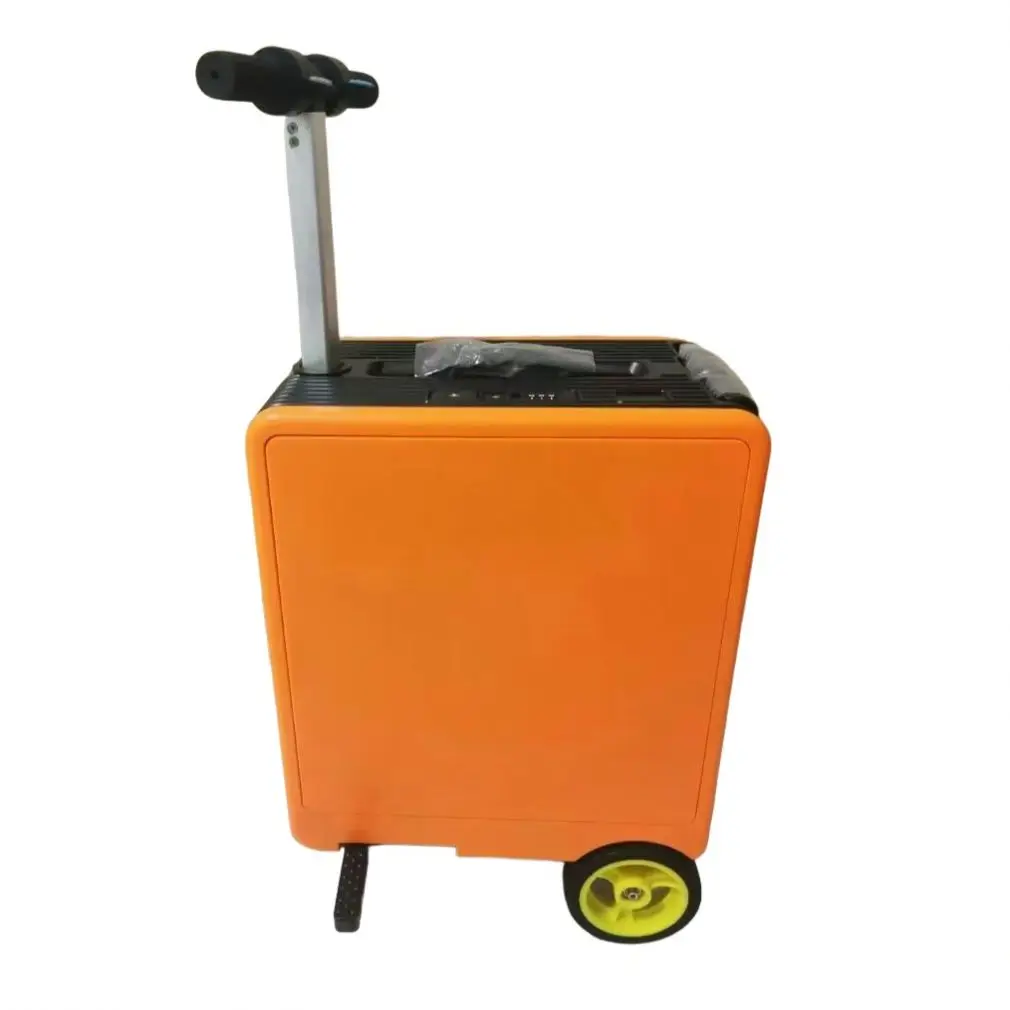 Bulk motorized luggage boarding smart cycling luggage with Tsa combination lock loading electric luggage 3