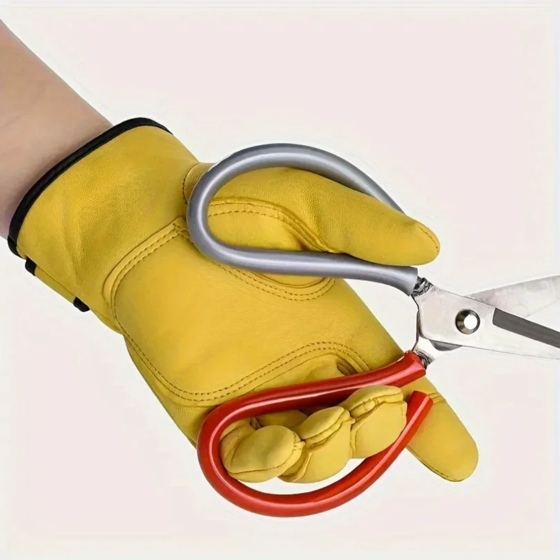 1 Pair Of Work Gloves Suitable For Gardening Sports Motorcycles Driving And Welding With Soft Material And Elastic Fit