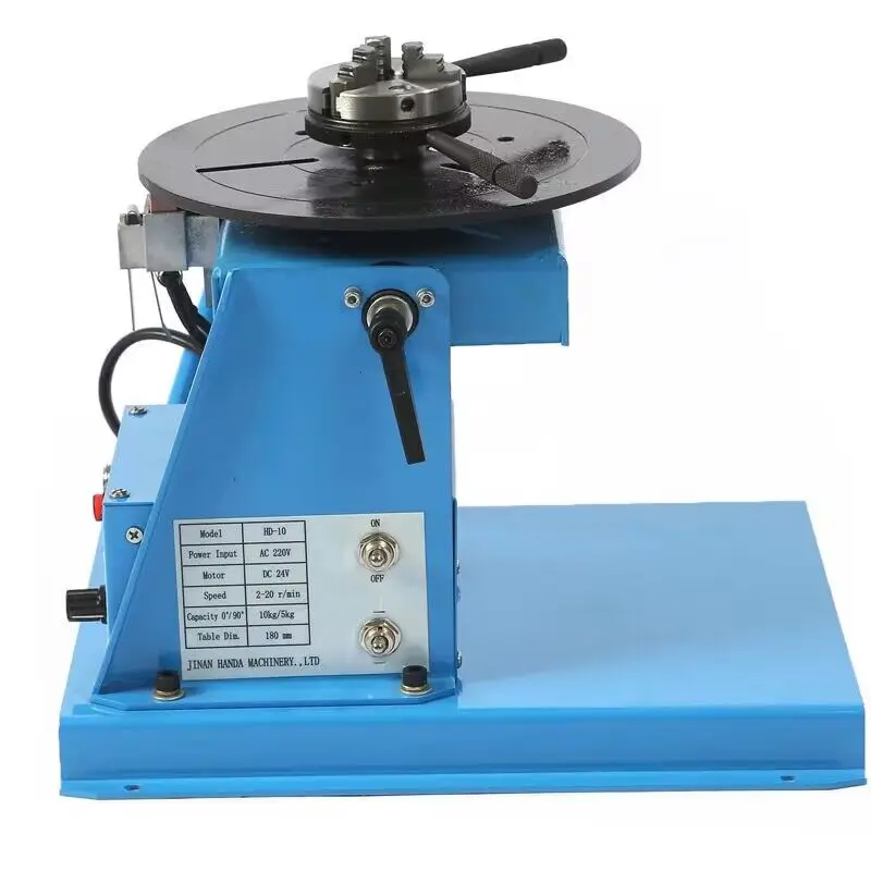 For Cutting Grinding Assembly 10KG Rotary Welding Positioner Turntable Table High Positioning Accuracy Suitable