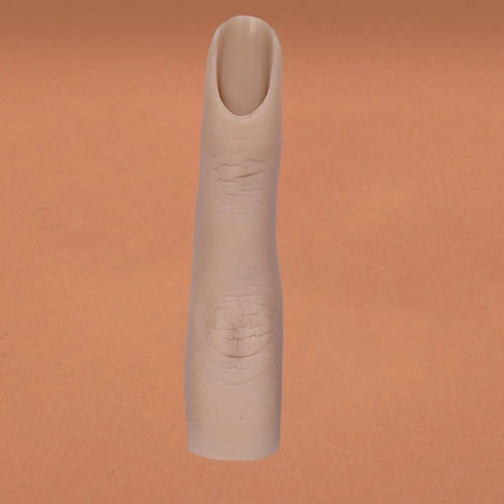 Soft Nail Training Mannequin Practice Fingers Durable Easy to Nail Art Finger Models Flexible Realistic Silicone for Nail