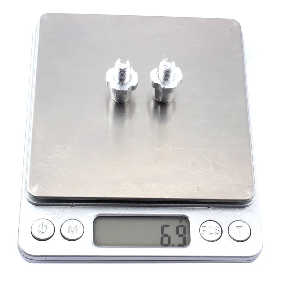 

Pair M7 Brake Adjustment Screw Aluminum Alloy High Hardness Brake Nut Suitable for Road Mountain Fixed Gear Folding Bike Silver