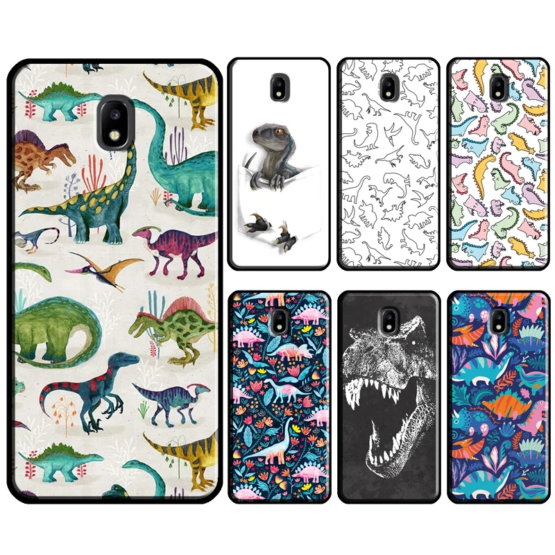 Bonito Dino Dinossauro Capa Fundas Para Samsung Galaxy J3 J5 J7 2016 A3 A5 2017 J4 J6 A6 A8 Plus J8 2018 Bumper