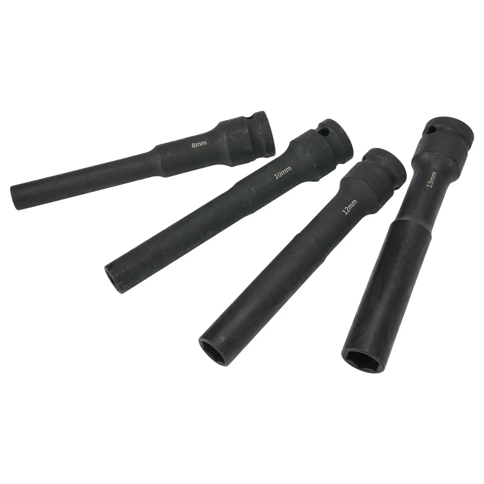 4pcs Hex Socket Adapter Spanner Converter 1/2" Drive Socket Impact Wrench Adapter 8/10/12/13mm Power Tool Accessories