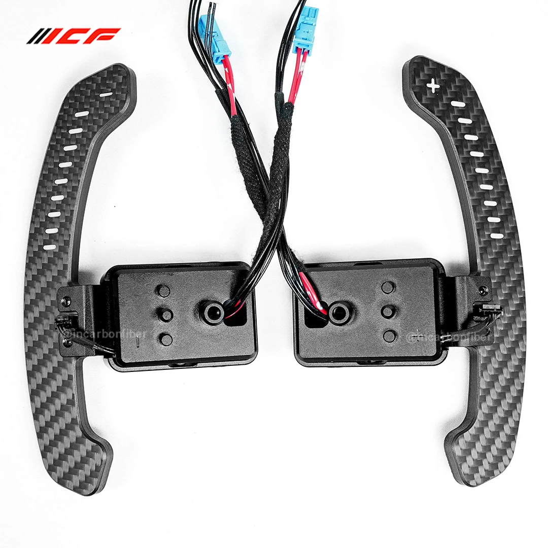 LED Magnetic Carbon Fiber Paddle Shifters For BMW BMW F20 F30 F32 F34 F36 F80