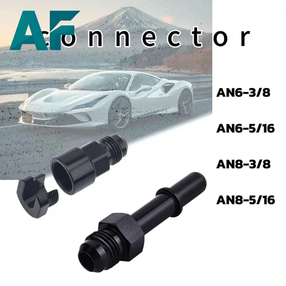 AN6-8 Fuel Rail Adapter  LS1 LN3 5/16 3/8 Hose Fitting Fuel Line Adapter Automobile parts