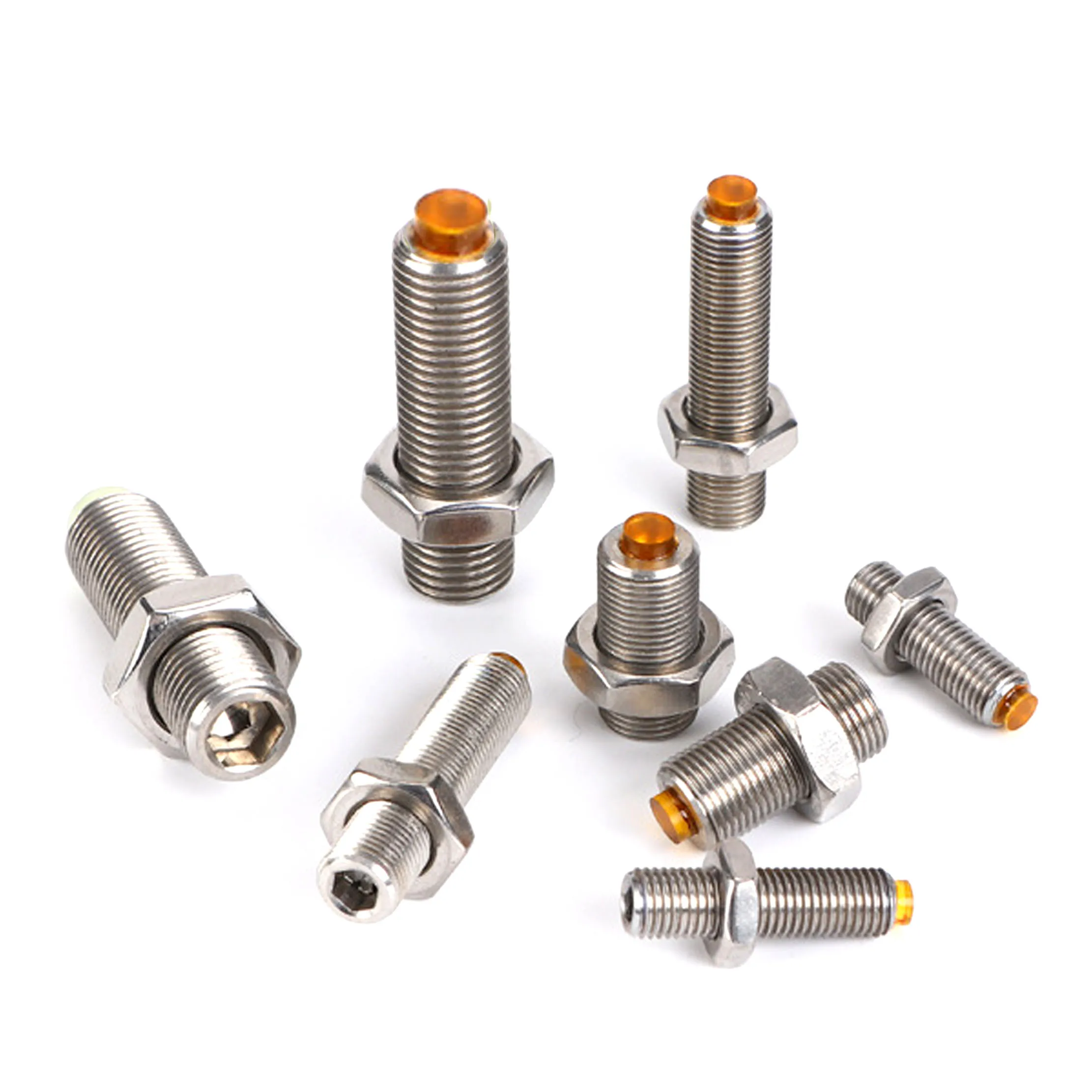 M4 M5 M6 M8 M10 304 Stainless Steel Hexagon Socket Set Screw Dog Point Grub Convex Headless Bolt