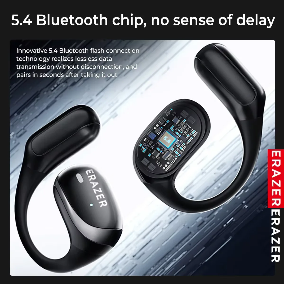 ERAZER X9 Wireless Bluetooth 5.4 Earphones Sports Wireless