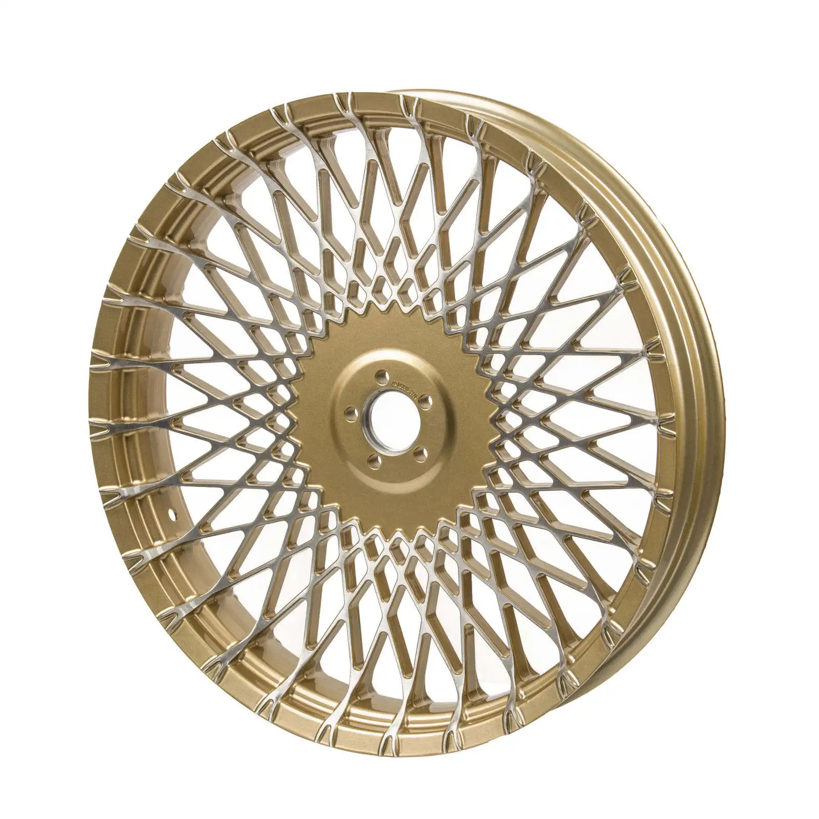 Customizablewheel Sizes.Customized Golden 3D Machined Aluminum Alloy Motorcycle Wheel Rims Front 23