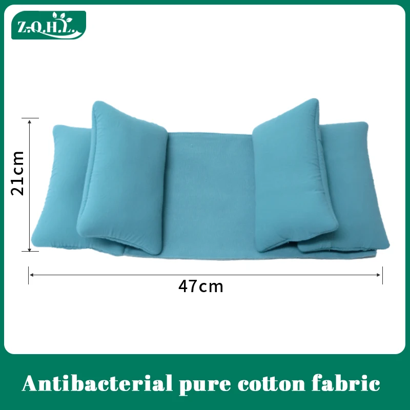 Adjustable Pillow patient head supporter Antimicrobial Cotton fabric Soft Inner Core Washable cotton Fabric 3 adjustable parts