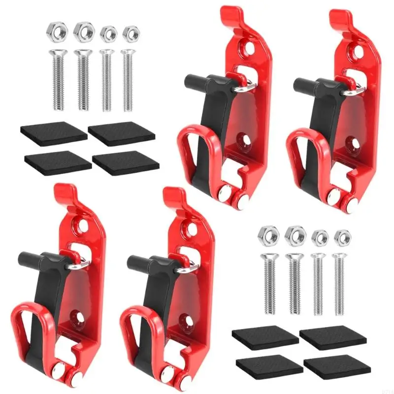 Multipurpose Zinc Alloy Roof Brackets Shovel Holder for Truck, Heavy Duty Shovel Mounts Axes Holder Mount D7YA