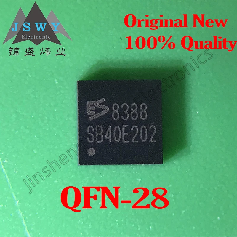 

5~10PCS ES8388 Screen Printing 8388 Audio Decoding IC Codec Chip SMD QFN28 100% brand new original free shipping