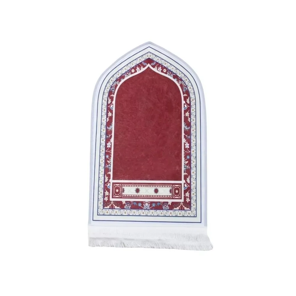Portable Thick Prayer Mat Travel Soft Prayer Rug Irregular Non-slip Prayer Mat Carpet