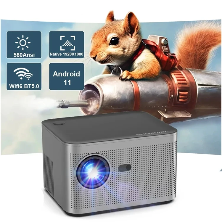 HY350 Full HD 1080P 4K Mini Video Projector HY300 Android 11 LCD Smart Wifi Portable Projectors Home Theater Proyector