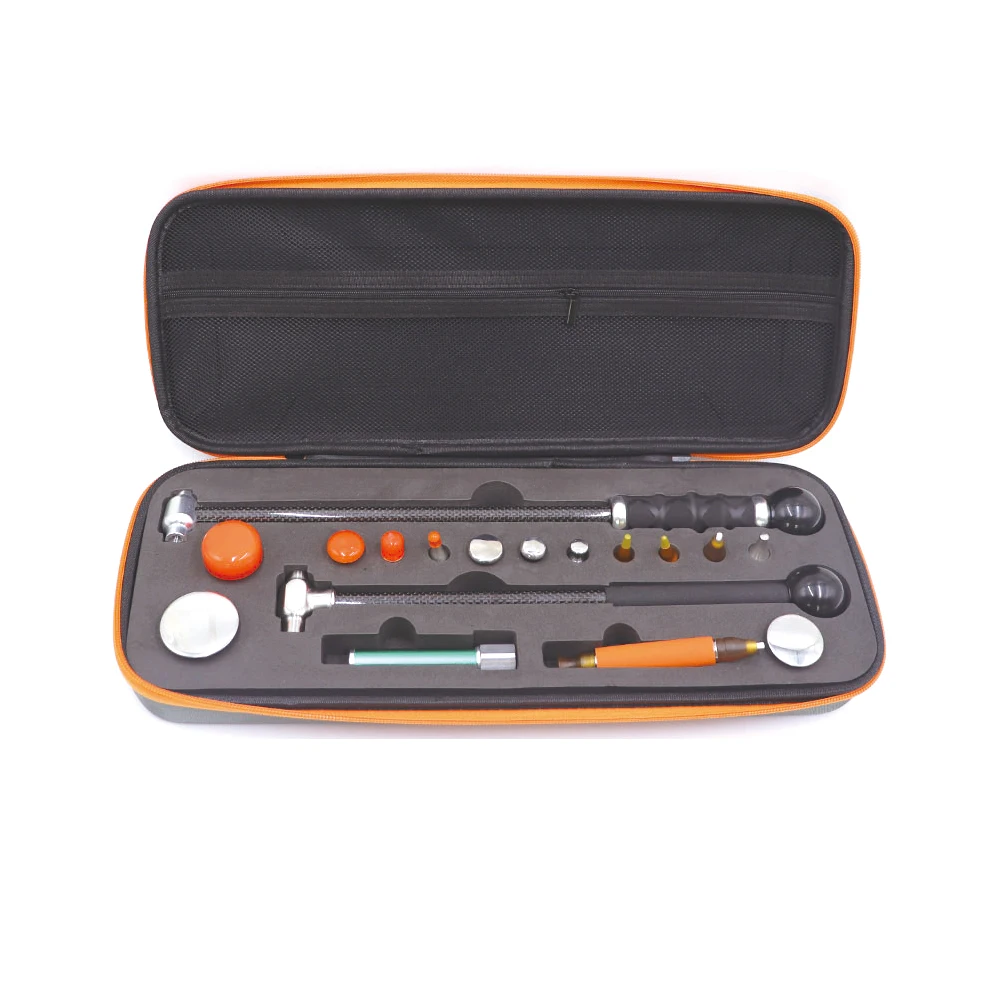 PDR Dent Knock Down Hammer Set Dual Carbon Fiber Tap Hammers Magnetic Dent Repair Pen 6 PDR Dent Knock Down Hammer Set Dual Carbon Fiber Tap Hammers Magnetic Dent Repair Pen 6