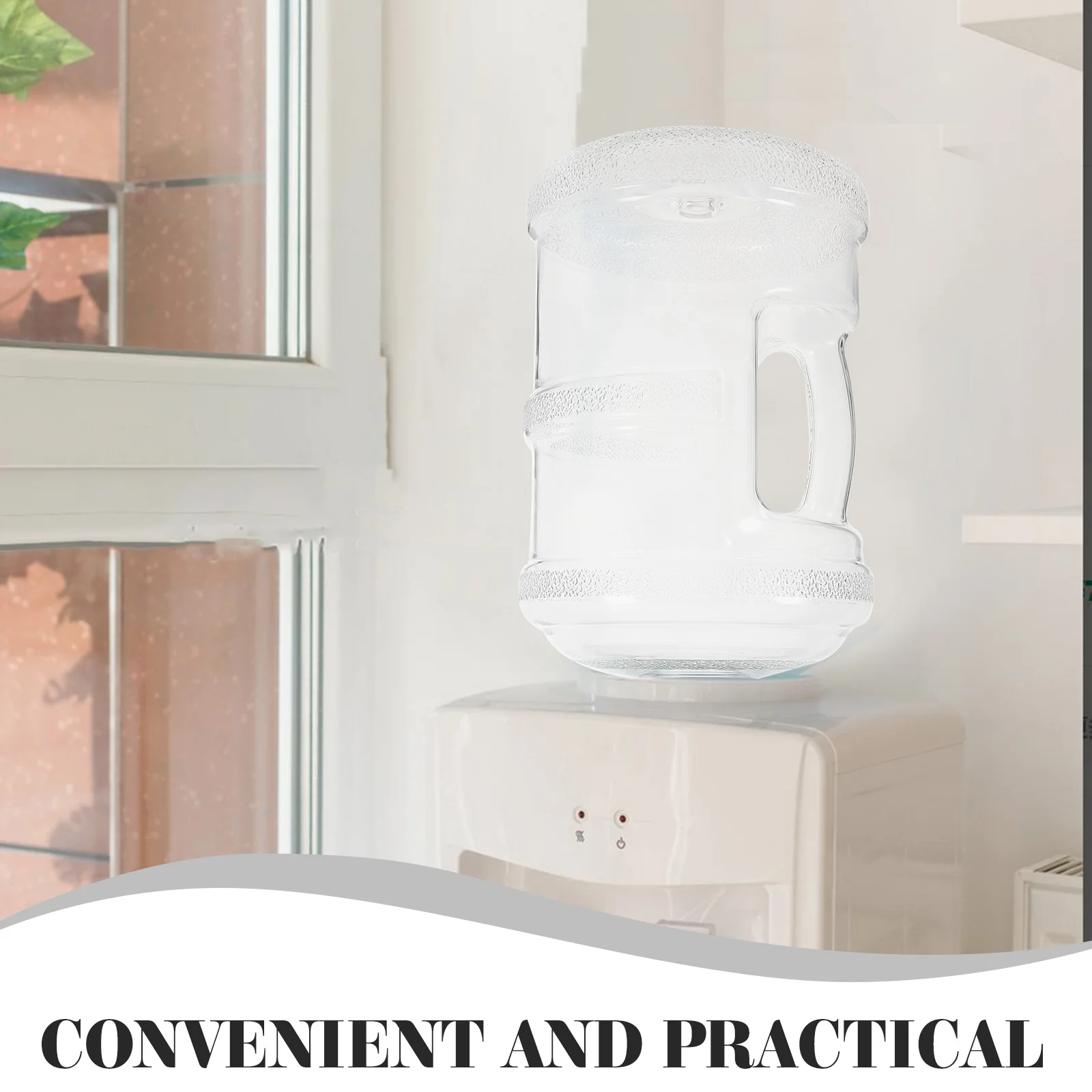 

Portable Water Bucket 5L Thick PC Material Large Capacity Reusable Jug Container Outdoor Home Office Kitchen Storage Bottle