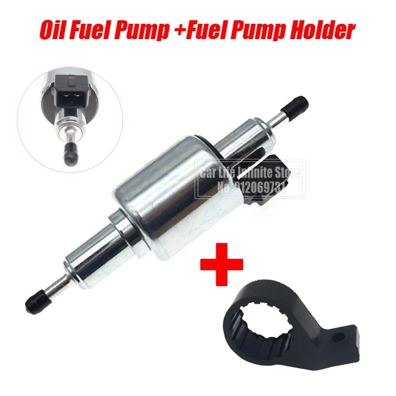 1KW- 5KW Car Heater Oil Fuel Diesel Pump 12V/24V With Bracket Holder Vehicle Diesel Air Parking Heat Pump Car Accessories