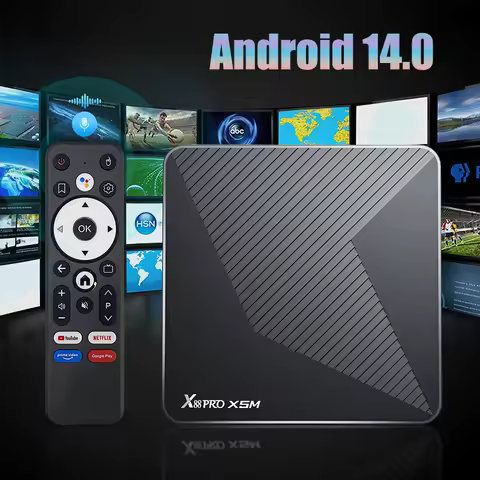 X88 PRO X5M TV Box Android 14 Wifi6 Amlogic S905X5M 4K Decoding BT5.0 1000M Voice Assistant Media Player Smart Set Top Box
